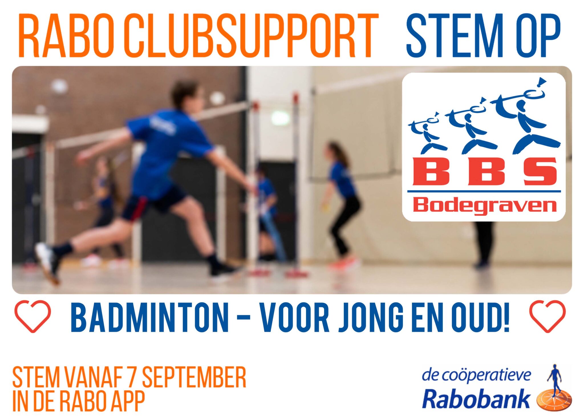 Rabo ClubSupport 2026: Stem op BBS!